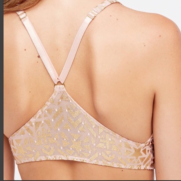 Free People Wonderland Pink Bralette Bra OB655891 - Picture 5 of 8